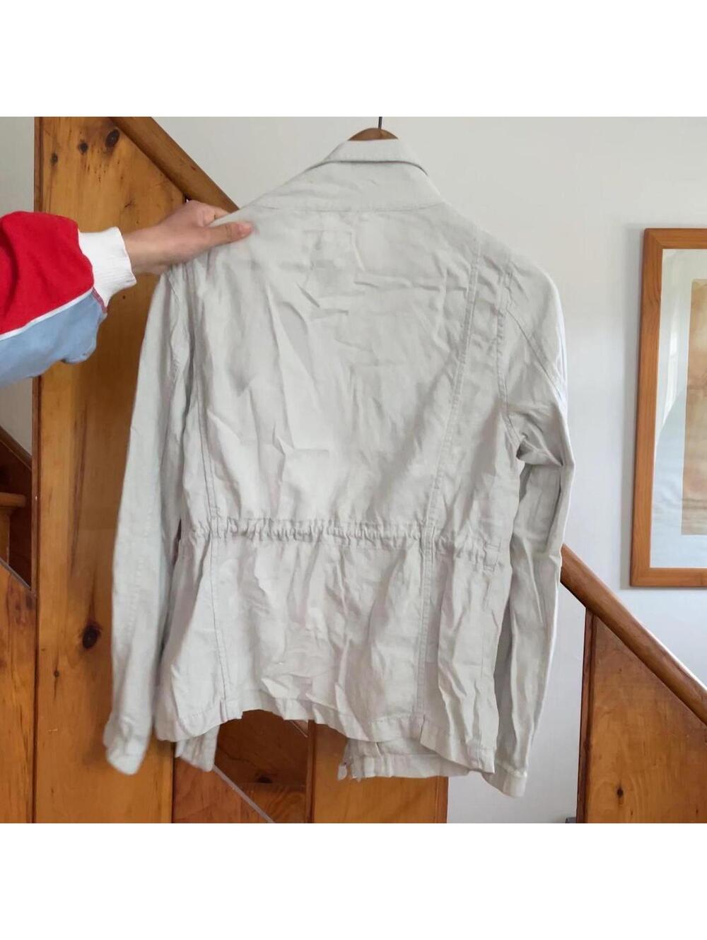 Old Navy cream utility jacket Size S - Picture 2 of 5